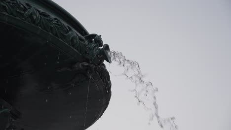 lion’s fountain in porto university rectory