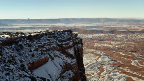 vast snow-covered canyon landscape in winter