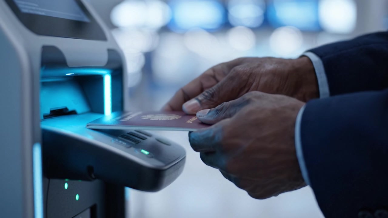Automated Immigration Processing System: A Close-Up View of the Advanced Machine Scanning Passport for Efficient Travel Verification