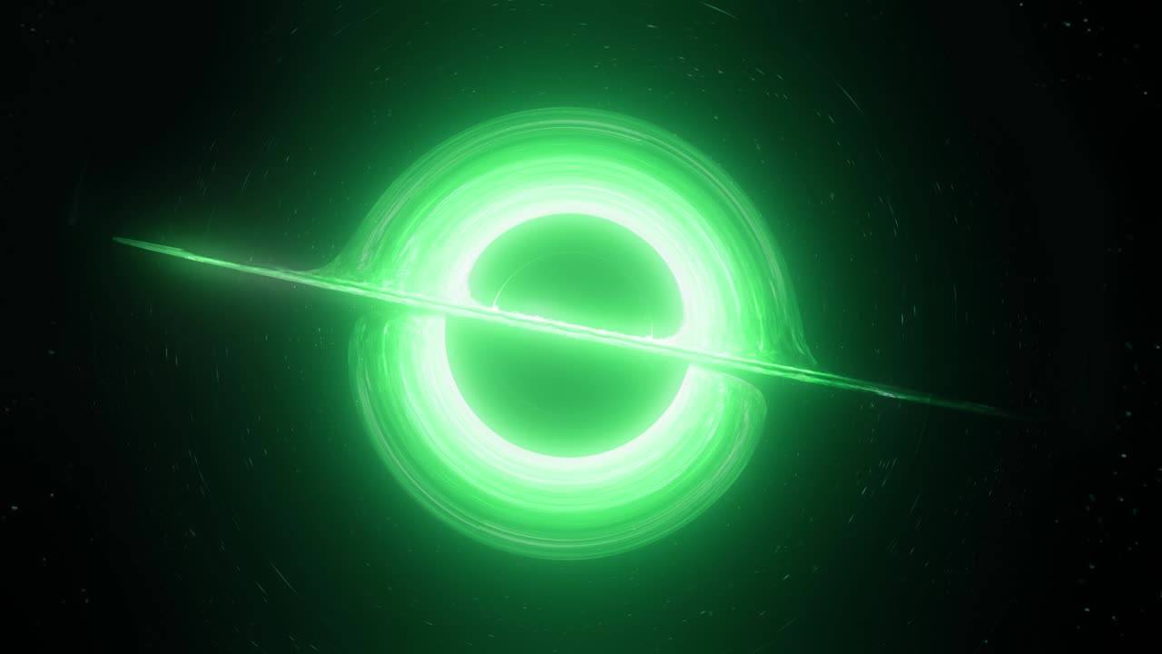 agujero negro en el espacio