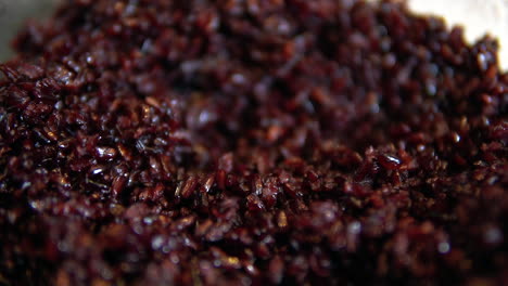 macro view of black rice ready to add to your favorite dish