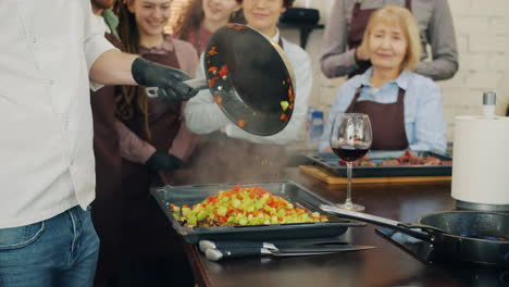 cooking class demonstration