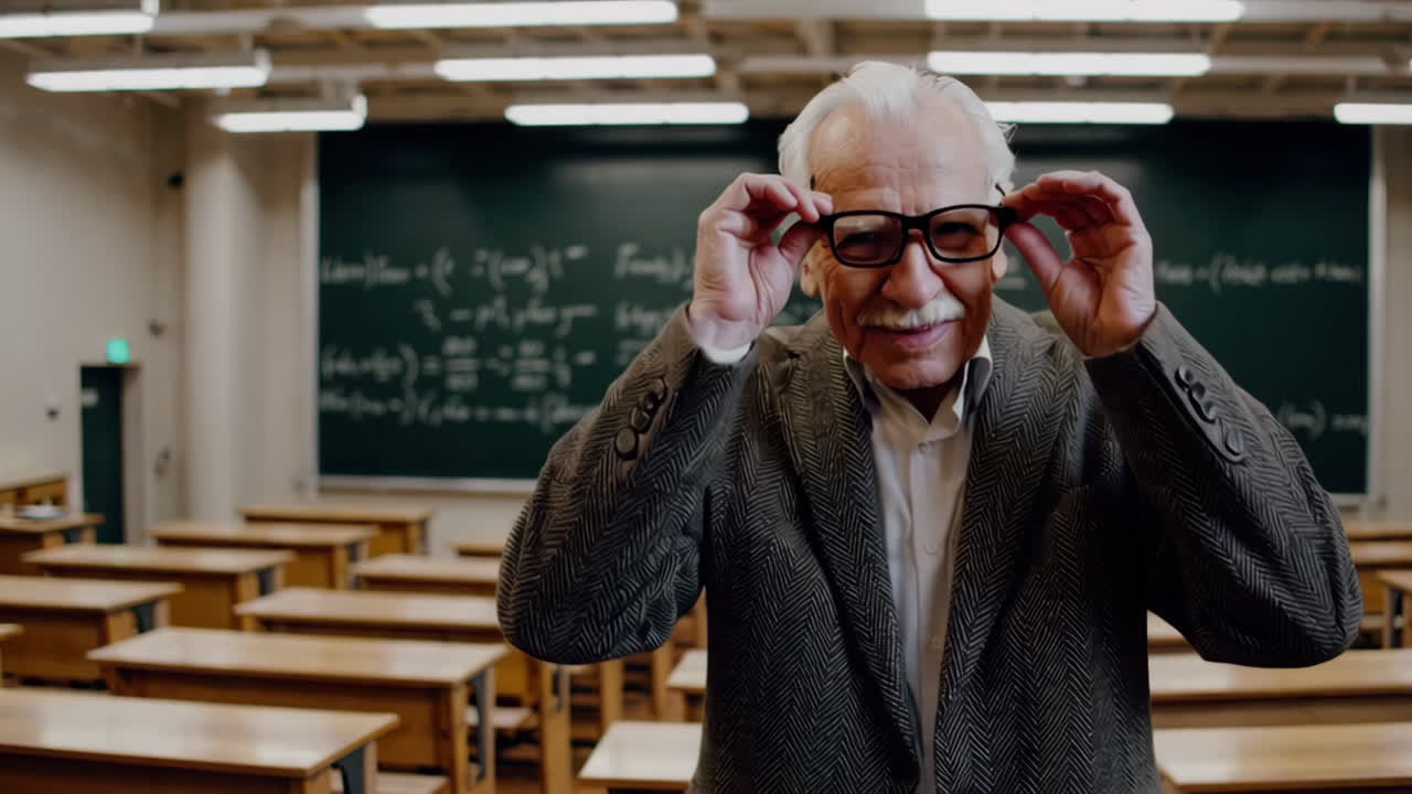 Professor in Classroom