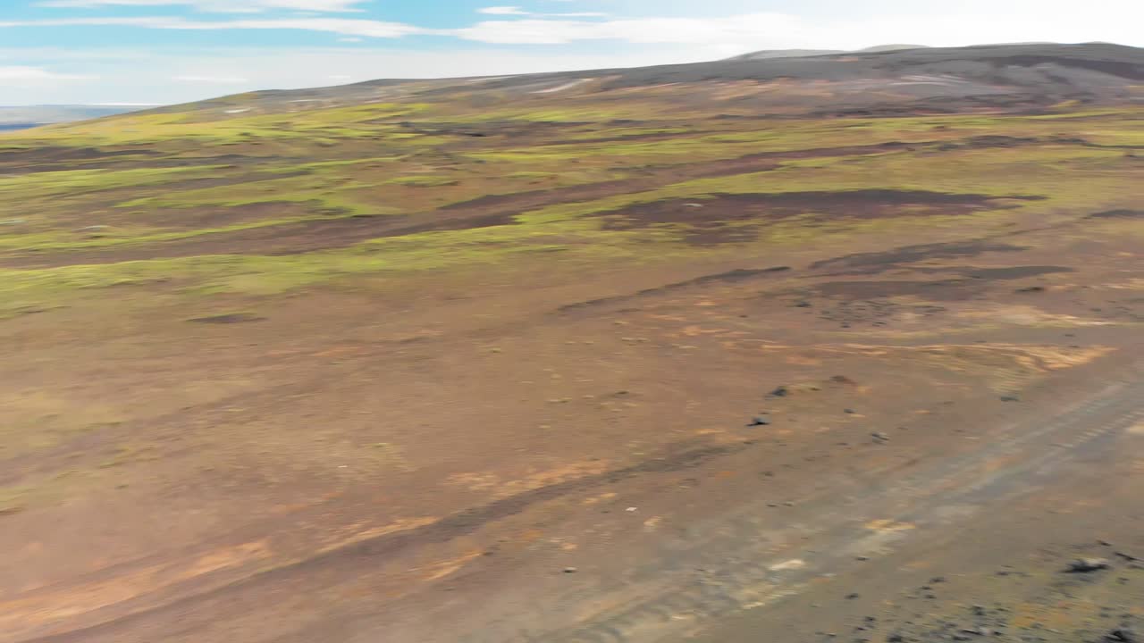 아이슬란드 란드만날뢰이가르 도로 조감도