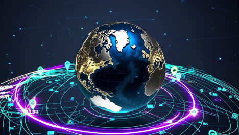 global network visualization