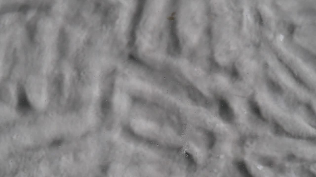 gotas caen sobre una superficie de agua con un fondo marino arenoso, belleza en la naturaleza