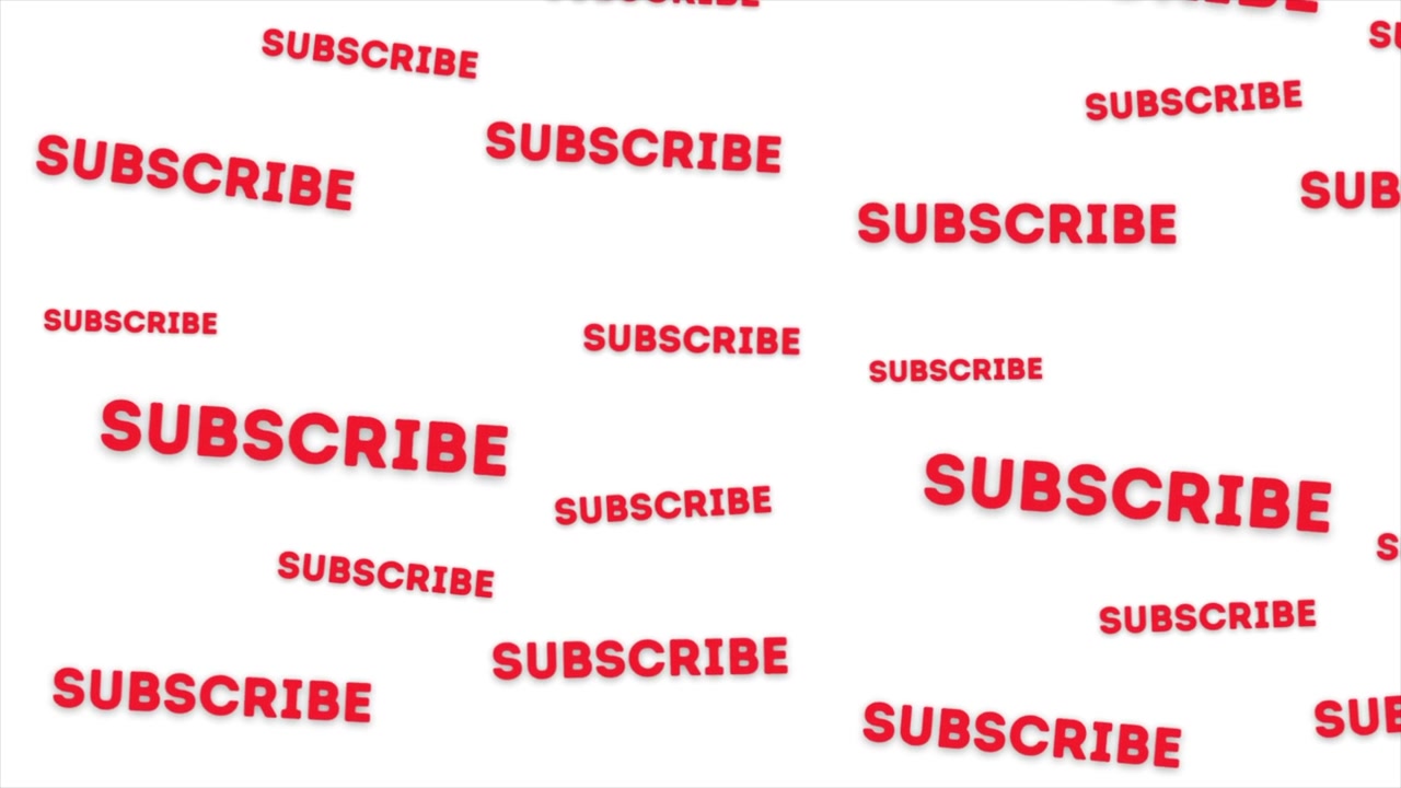 Animated Text Overlay Asking Viewers to Like, Comment, and Subscribe for YouTube Channel Outro