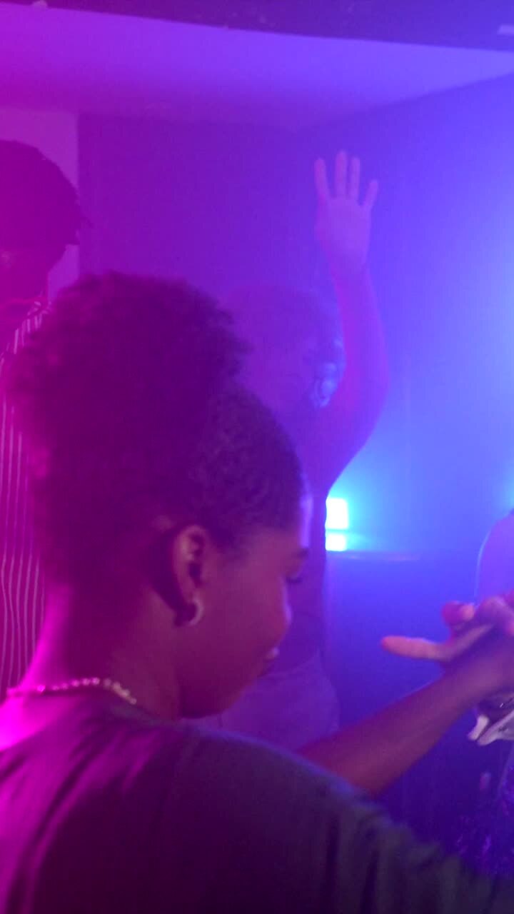 People enjoying a party