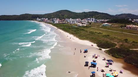 tourism in brazilian beaches. joaquinha, florianopolis