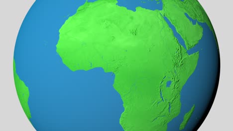 zoom in to 3d map of central african republic