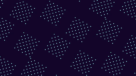 Blue-and-black-grid-pattern-with-white-dots