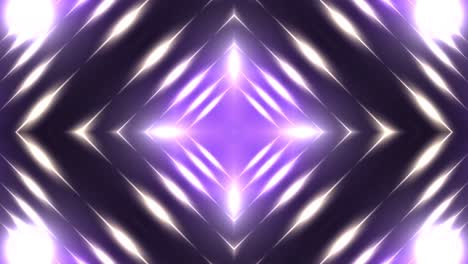 movimiento de luces de diamante de bucle vj