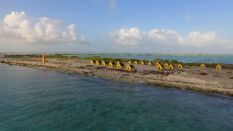 the monuments and slave huts of bonaire