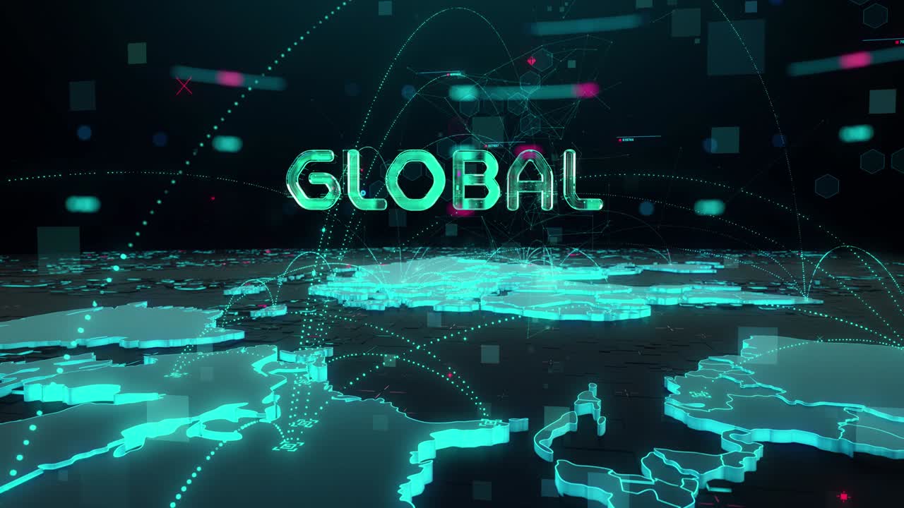 중국은 디지털 기술과 함께 hitech 개념을 가지고 있습니다.