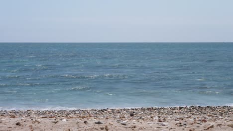 Time-lapse-of-empty-beach-on-the-south-of-Europe