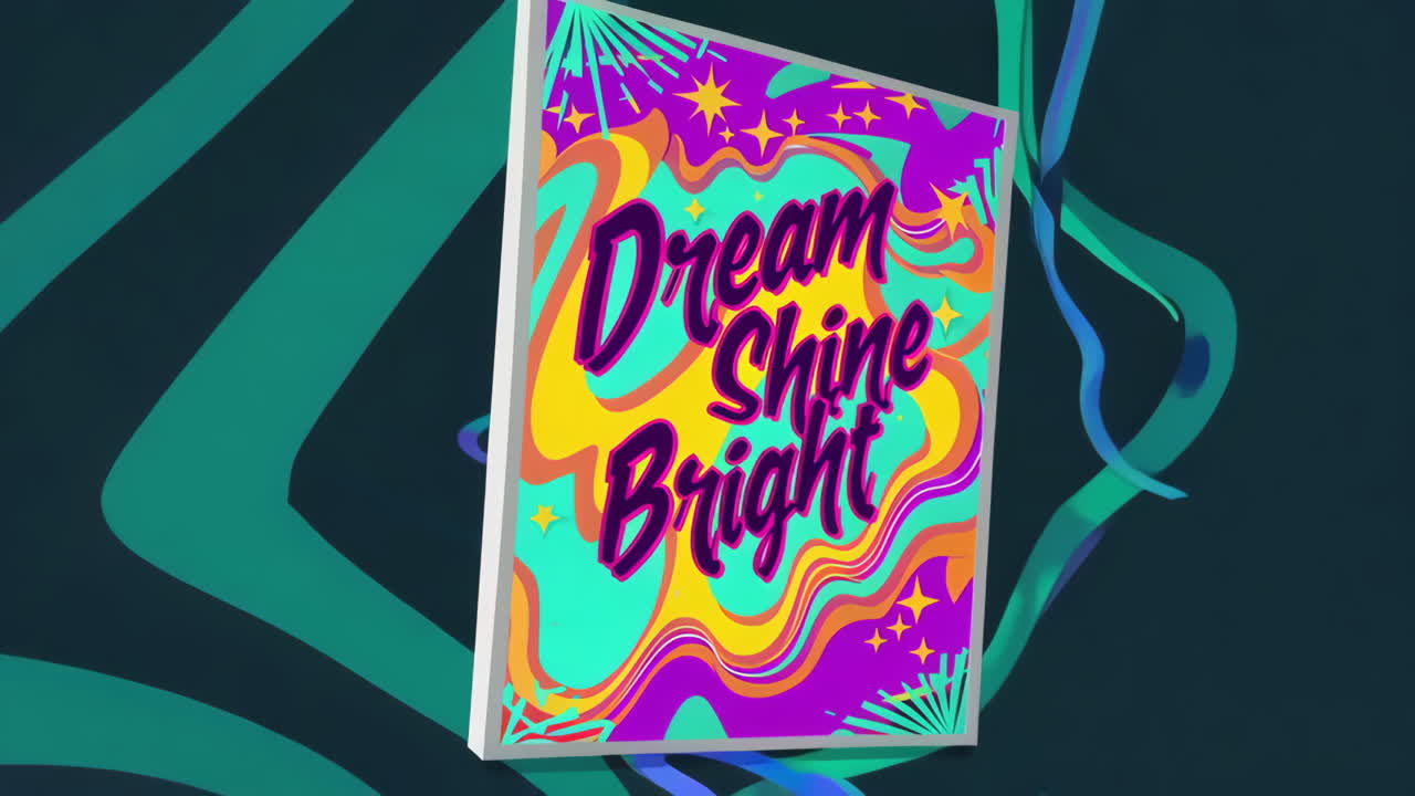 Dream Shine Bright Poster