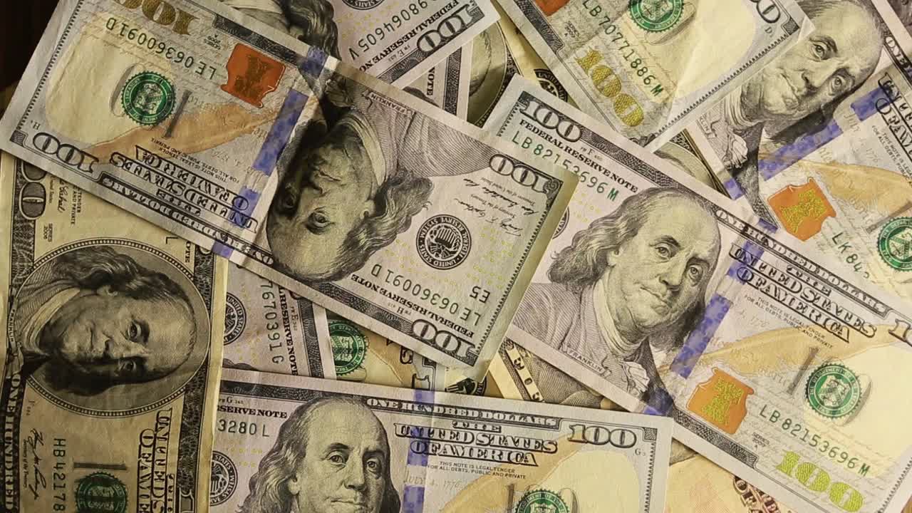 American Dollars Cash Money. Money background from dollars usa, financial concept