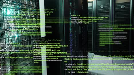 Animation-of-data-processing-against-empty-computer-server-room