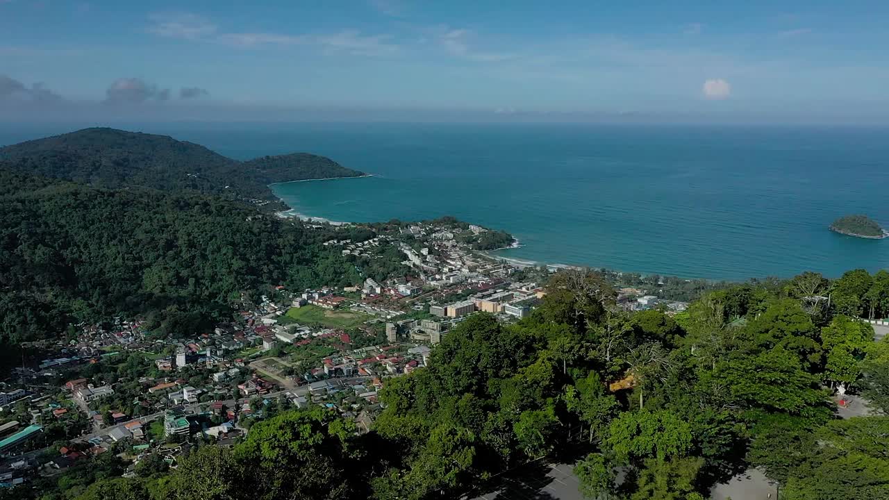 the island of kohl samui, the city of Thailand. high quality video