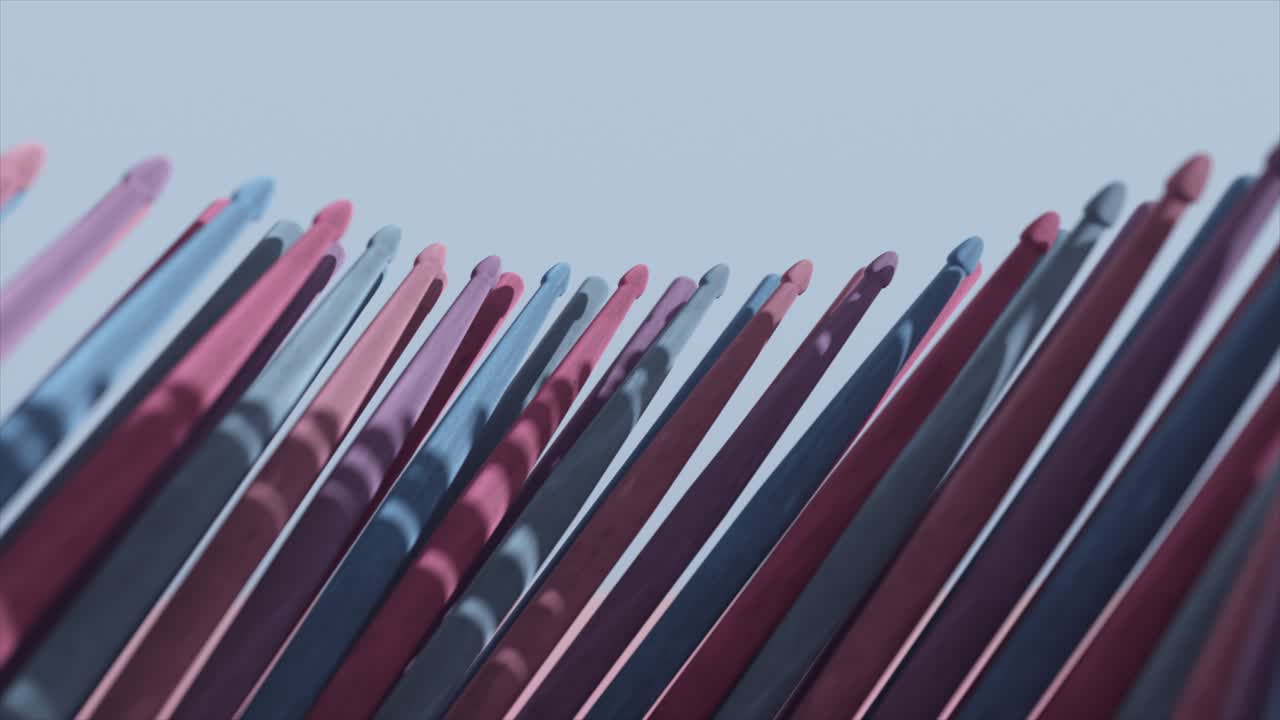 추상적인 드럼 스틱