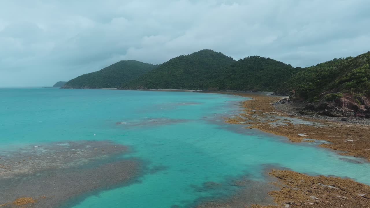 긴 섬 해안, 퀸즐랜드 북부, 호주 비행
