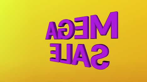 mensaje publicitario llamativo de mega venta masiva