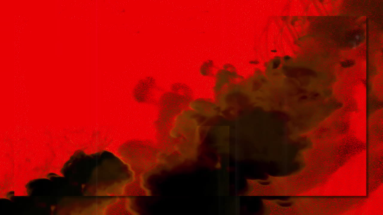 animación digital retro de la tinta que fluye en coloridas placas de impresión en apuros.