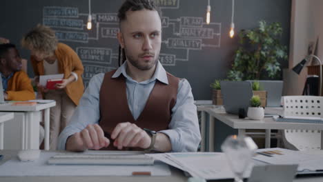 business people in an office setting