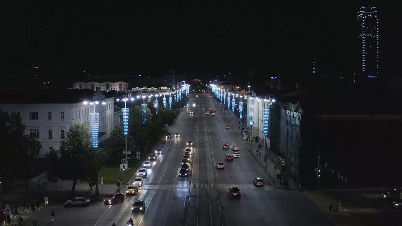 야간 도시 스트리트 뷰