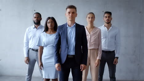 Confident Diverse Business Team