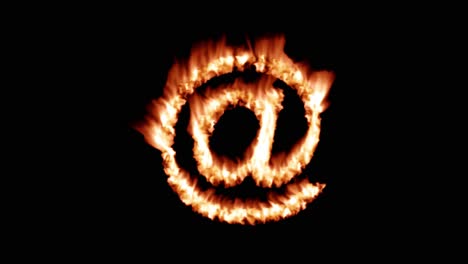 en el signo símbolo texto caliente marca de marca hierro metal ardiente calor llamas 4k