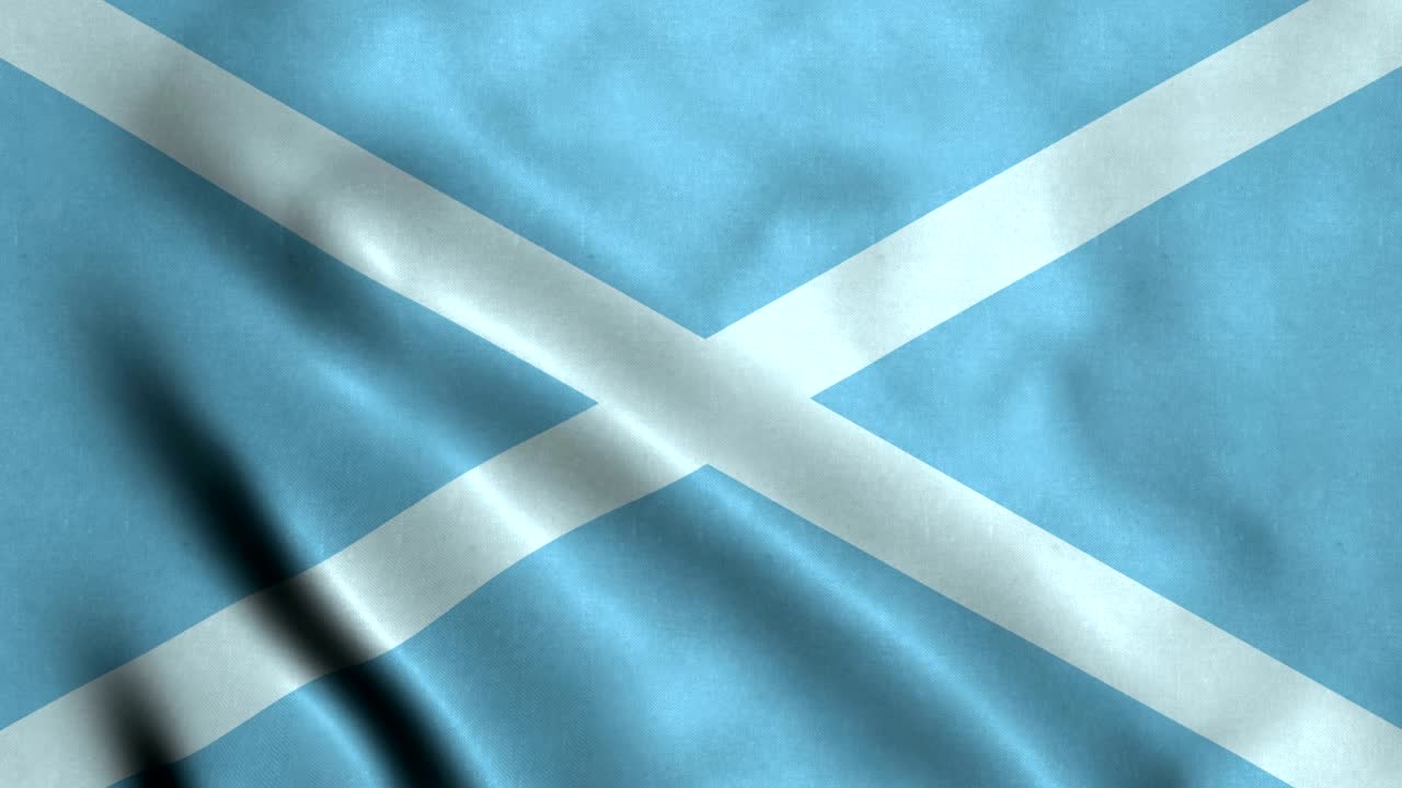 bandera de san andrés y providencia con bucle sin costuras de 4k