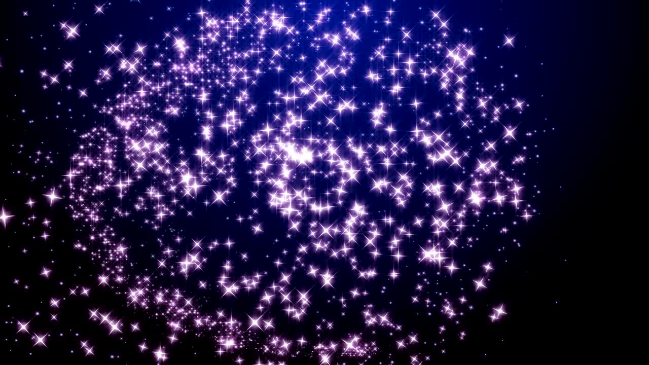 추상적인 반이는 별 배경 (루프)