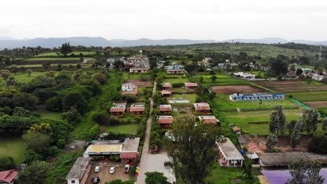 aerial view of masinagudi forest. video is shot in 4k.