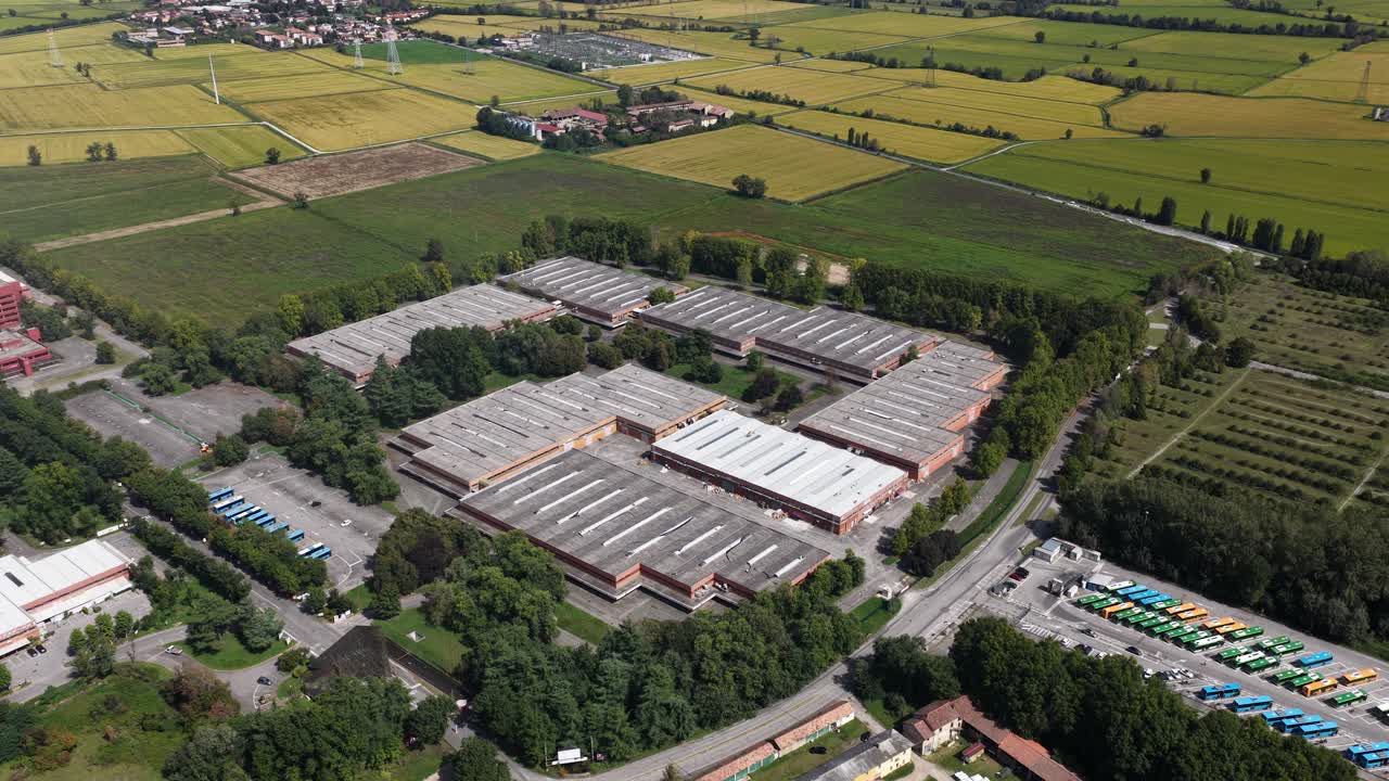 Il Girasole International Trade Center, Italy largest wholesale city. Aerial view