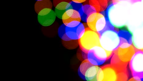 luces de colores bokeh