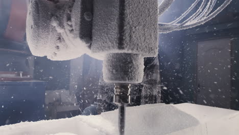 cnc machining process of foam