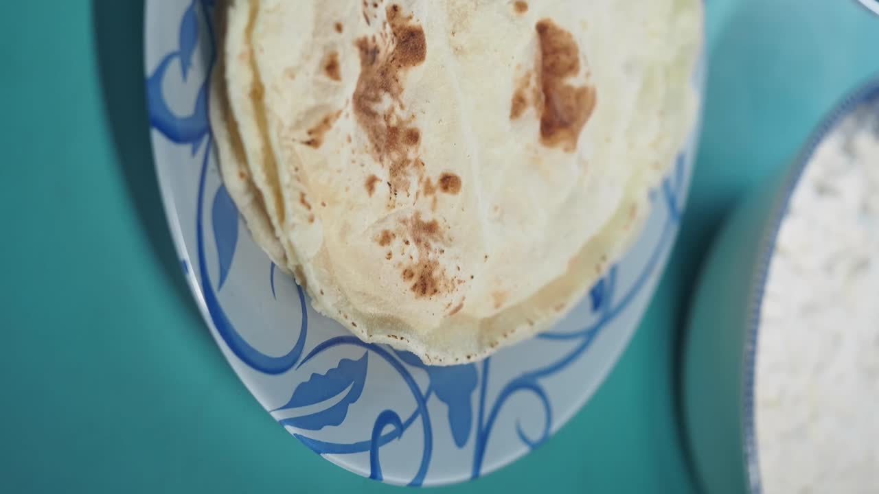 una pila de tortillas