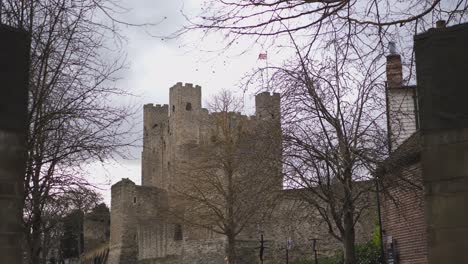 rochester castle in kent, united kingdom