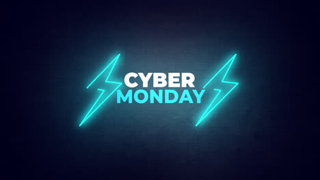 Cyber-Monday-Verkaufsschild-Banner-Für-Werbevideo.-Neon-Leuchtendes-Licht-Sonderangebot-Rabatt-Tags-Mit-Transparentem-Alphakanal-Hintergrund.