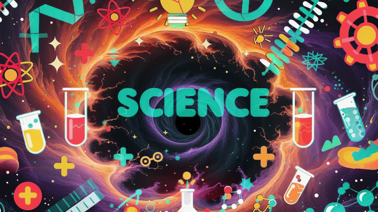 Abstract Science Exploration Background