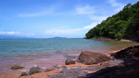 The-Pink-Coast-with-sea-beach-at-Chanthaburi,-Thailand