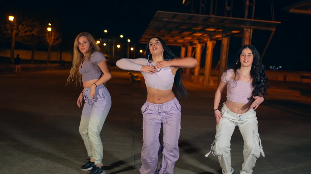 Women Dancing at Night