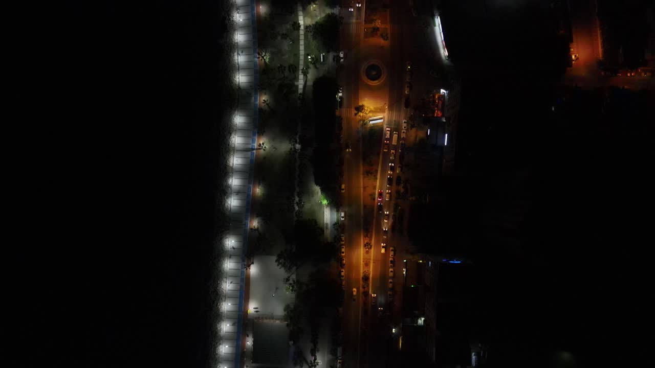 visión nocturna por el mar