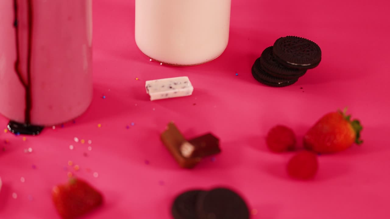 Milkshake and Cookie Dessert Table