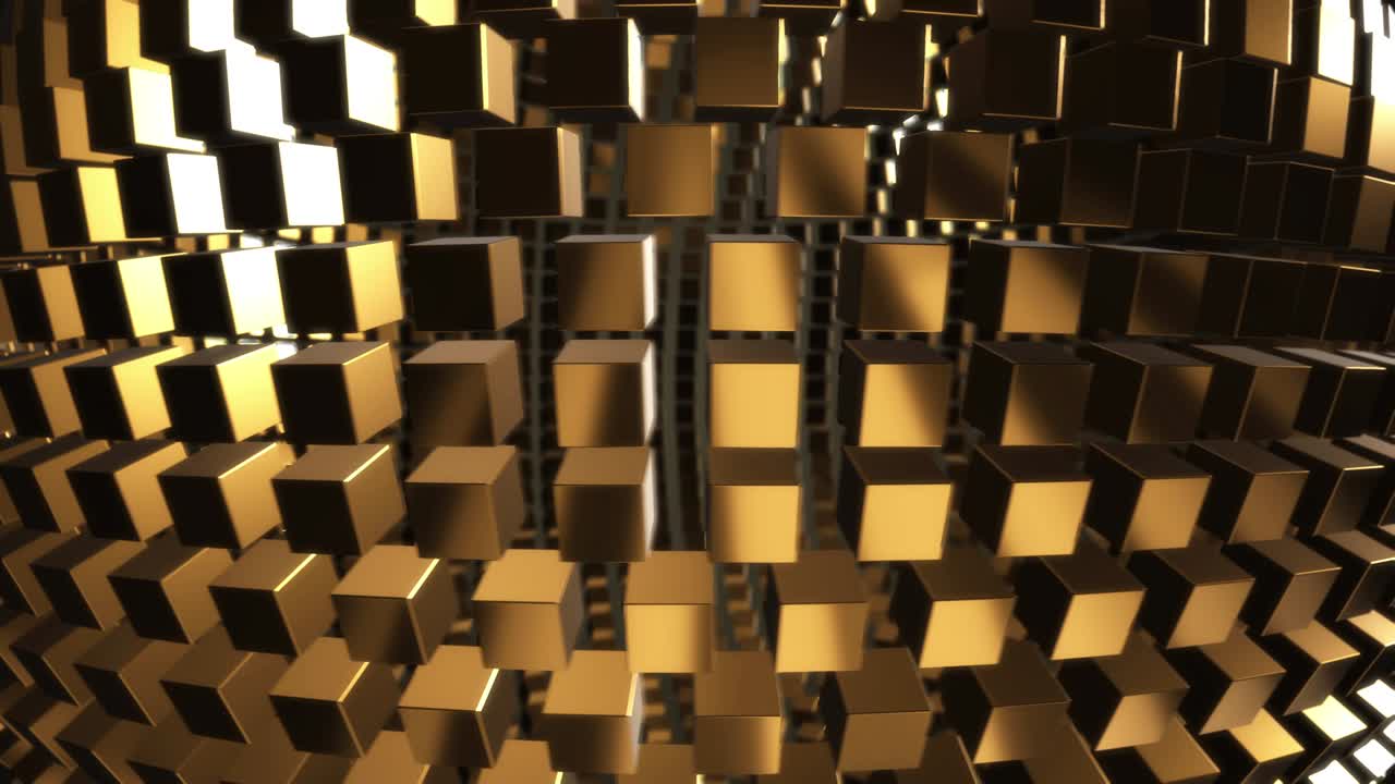 4k 추상 기하학 황금 배경