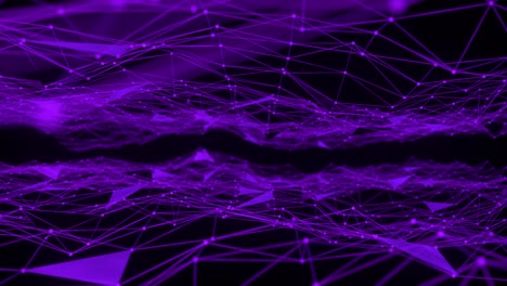 abstract purple network technology design