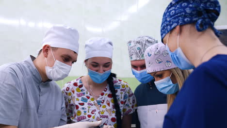 medical team in consultation