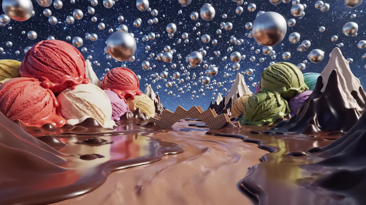 Cosmic Ice Cream Galaxy