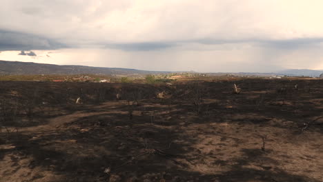 Timelapse-Tierra-Quemada-Fairview-Fuego-Hemet-California-Wildfire-Nube-Día